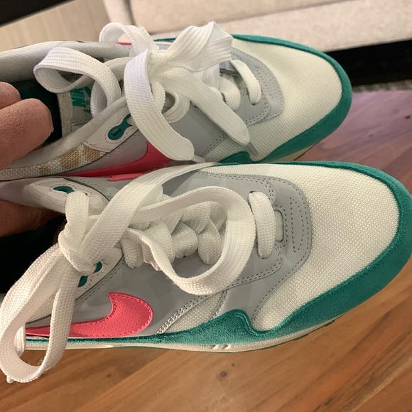 🍉 Used Rare Mens Nike Air Max 1 AkA watermelons - Picture 4 of 16